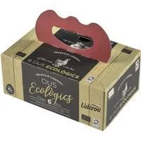 Huevo XL Ecológico Liderou, Cartón 6 Uds.