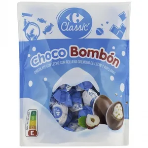 Mini Huevos de Chocolate con Leche Classic Carrefour Doy Pack 200 G.