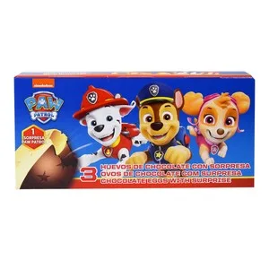 Patrulla Canina Huevos de Chocolate con Leche con Sorpresa en Su Interior 3 Uds.