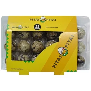 Pitas Huevos de Codorniz Frescos 18 Uds.