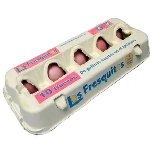 LOS Fresquitos Huevos de Gallinas Sueltas 10 Unidades 10 UD