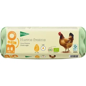 Huevos Ecológicos Categoría a Clase M-l  el Corte Ingles BIO 12 Unidades
