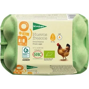 Huevos Ecológicos Categoría a Clase M-l el Corte Ingles BIO 6 Unidades