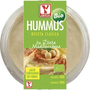 Hummus Clásico sin Gluten Ecológico Ygriega