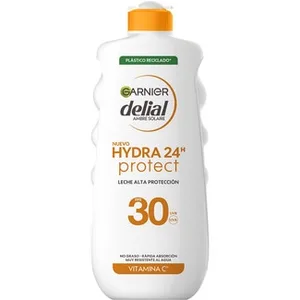 Hydra 24h Protect Protector Solar con Vitamina C Spf-30 con Manteca de Karité Muy Resistente al Agua Delial