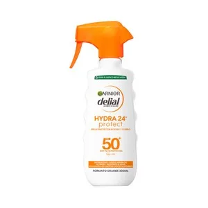 Delial Hydra 24h Protect  Protector Solar en Spray para Rostro y Cuerpo, con FPS 50+ (muy Alto) de Garnier 300 Ml. 270 ML