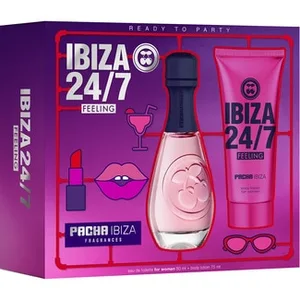 Ibiza 24/7 Feeling Estuche con Eau de Toilette Femenina + Loción Corporal 75 Ml Pacha