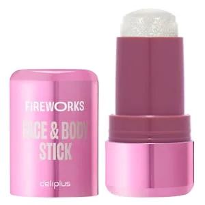 Iluminador Face & Body Stick Fireworks Deliplus Efecto Refrescante Brillo Metálico 0.01 KG