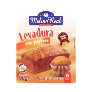 Molino Real Impulsor de Bollería, Gasificante 6 Sobres 90 G.
