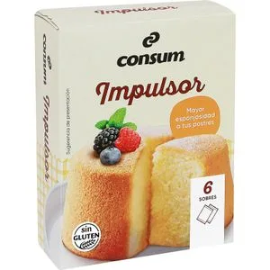 Impulsor Reposteria 6 Sobres de 15 Gr. 90 Gr