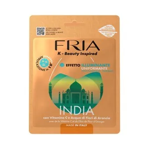 Fria India Mascarilla Facial Iluminadora con Vitamina C y Agua de Azahar.