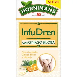 Infudren Infusión de Cola de Caballo, Gingko Biloba y Naranja Hornimans