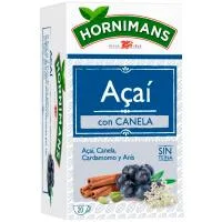Infusión Açaí con Canela Hornimans, Caja 20 Sobres