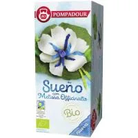Infusión Bio Sueño con Melissa Pompadur, Caja 18 Sobres