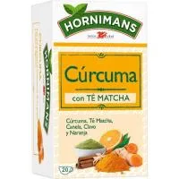 Infusión Cúrcuma con Té Matcha Hornimans, Caja 20 Sobres