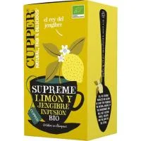 Infusión de Limón y Jengibre Bio Cupper, Caja 20 Uds