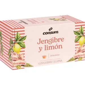 Infusión Jengibre y Limón 20 Bolsitas 20 u