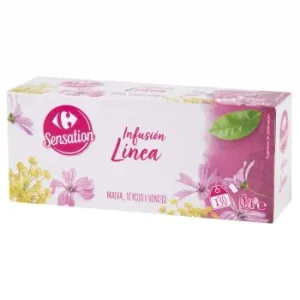 Infusión Línea con Té Rojo, Malva e Hinojo en Bolsitas Carrefour Sensation 30 Ud.