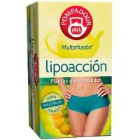Infusión Lipoacción Pompadour, Caja 20 Sobres