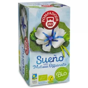 Infusión Sueño con Melisa en Bolsitas Ecológica Pompadour 18 Ud.