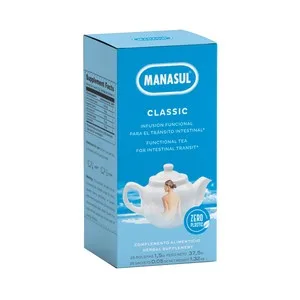 Manasul Infusón Funcional para el Transito Instestinal Manasul 25 Bolsitas.