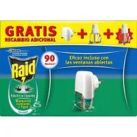 Insecticida Eléctrico Líquido Eucal. Raid, Aparato + 2 Recambios