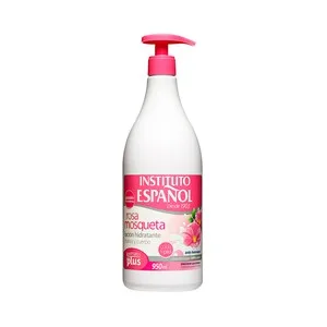 Instituto Español Loción Hidratante para Manos y Cuerpo con Rosa Mosqueta 100% Natural y Ácido Hialurónico Instituto Español 950 Ml.