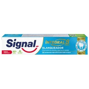 Signal Integral 8 Pasta de Dientes Blanqueante para un Cuidado Bucal Integral 75 Ml.
