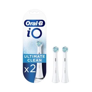 Oral-b Io Ultimate Clean Pack de 2 Recambios para Cepillo de Dientes Eléctrico Braun. 2 UD