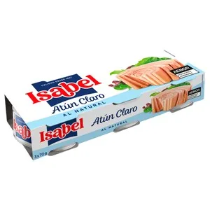 Isabel Atún Claro al Natural Pack 3 Uds. X 56 G. 168 G