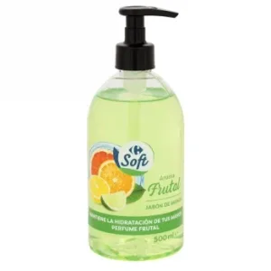 Jabón de Manos Aroma Frutal Soft Carrefour 500 Ml.