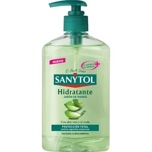 Jabón de Manos Hidratante con Aloe Vera y Té Verde Sanytol
