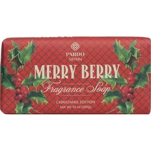 Jabón de Tocador Vintage Merry Berry Chirstmas Edition Pardo