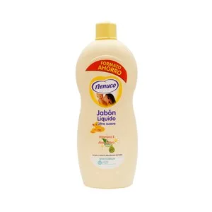 Nenuco Jabón Líquido para Bebe, Ultra Suave y Enriquecido con Vitamina e y Aloe Vera Nenuco 1125 Ml. 1100 ML