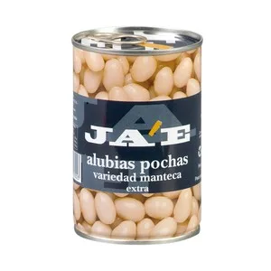 JAE Alubias Blancas Cocida Pocha Lata de 250 G.
