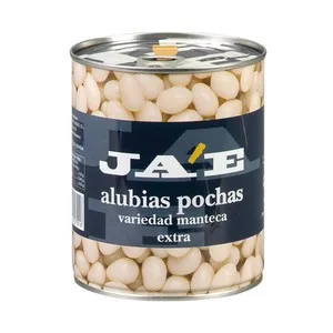 JAE Alubias Blancas Cocidas Pocha Lata de 500 G.