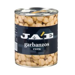 JAE Garbanzos Cocidos Lata de 500 G.