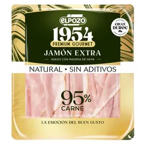 Jamón Asado Natural sin Aditivos 95% Carne 130 Gr