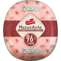 Jamón Cocido 96% Campofrío Naturarte, al Corte, Compra Mínima 100 G