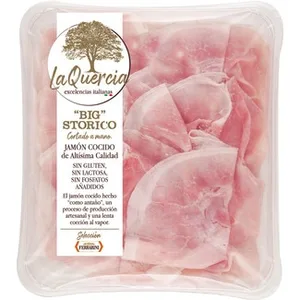 Jamón Cocido en Lonchas Cortado a Mano Big Storico sin Gluten sin Lactosa la Quercia