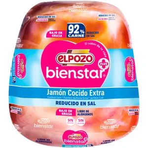 Jamón Cocido Extra B.grasa R.sal 92%carne
