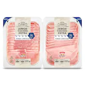 Jamón Cocido Extra Dia Nuestra Alacena 2 X 225 G