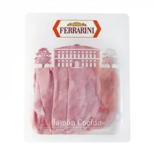 Jamón Cocido Extra en Lonchas Ferrarini sin Gluten y sin Lactosa 100 G