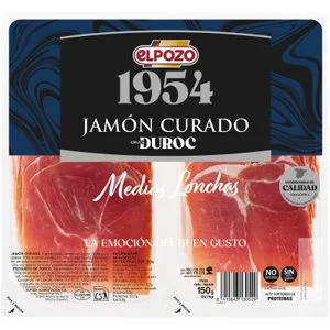 Jamón Curado Cruce Duroc 2 X 75 Gr