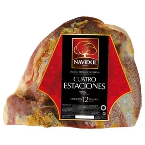 Jamón Curado Reserva Navidul Cuatro Estaciones - Loncha Fina 1 Mm 112.5 G