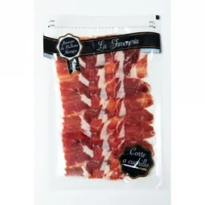 Jamón de Bellota Ibérico 100% Raza Ibérica Cortado a Cuchillo 80 G