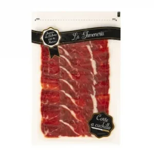Jamón de Bellota Ibérico 100% Raza Ibérica en Lonchas Corte a Cuchillo Carrefour 80 G Aprox