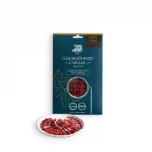 Jamón de Bellota Ibérico 100% Raza Ibérica en Lonchas Sánchez Romero Carvajal sin Gluten 70 G