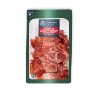 Jamón de Bellota Ibérico 50% Raza Ibérica en Lonchas Carrefour el Mercado 90 G