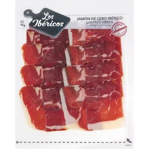 Jamón de Cebo en Tapas 50% Raza Ibérica 90 Gr